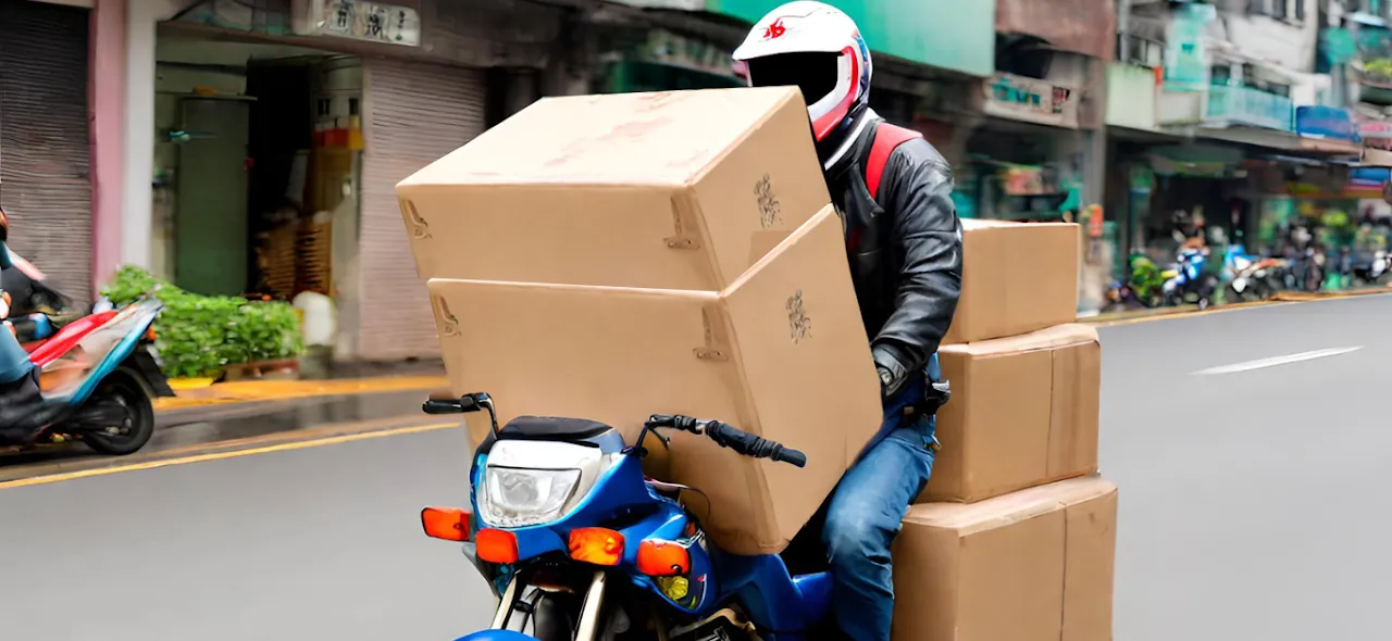 3drens 三維人放大鏡_機車載貨風險