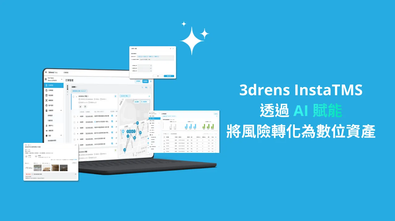 3drens InstaTMS：透過 AI 賦能，將風險轉化為數位資產