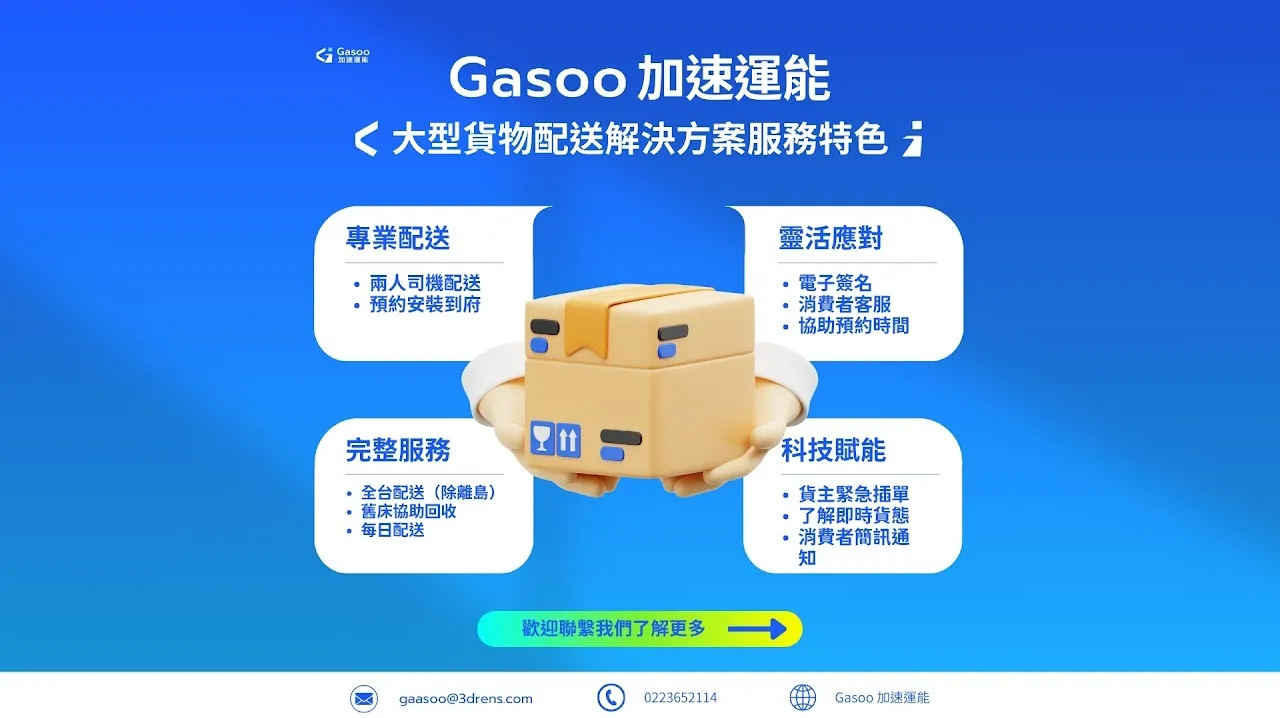 3drens 三維人放大鏡 家具物流為什麼這麼難？ 3 個你沒想過的配送挑戰＿Gasoo 加速運能